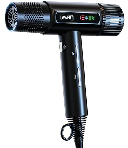 Wahl Professional Vanquish Hair Dryer, Controlled Airflow, SmoothTone Motor, 4 Heat & 3 Speed Settings, Auto-Clean Function, Lightweight, Slim Design