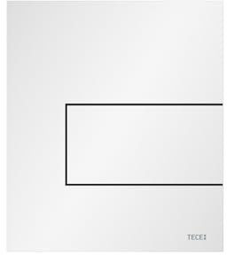 TECE Square 92428 Urinal Actuator Plate Metal with Cartridge Brushed Stainless Steel with Anti-Fingerprint