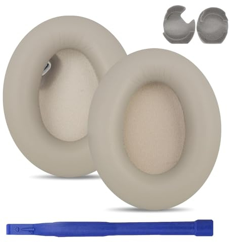 umvowuxa wh-1000xm4 Replacement Ear Pads Compatible with Sony WH-1000XM4 Headphones,WH1000XM4 Ear Cushions Are Made Of Soundproof Sponge And Protein Leather(Champagne Gold)