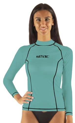 SEAC dam T-sun Long Lady Anti-UV snorkling och simning Rash Guard skyddsväst