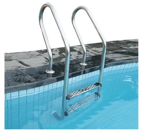 Swimming Pool Pedal Ladder,304 Stainless Steel Pool Steps,2/3 Step Handrail,for Outdoor/Indoor Swimming Pools(Load Bearing 330ibs)(3 step)