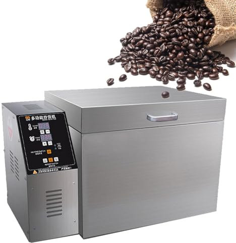 Macchina Tostare Noci Elettrica Antiaderente 1800 W, Macchina Tostare Chicchi Caffè Domestico Completamente Automatica 2000 G/4000 G, Tostatrici Caffè, Per Cottura Caffè, Castagne,4000g