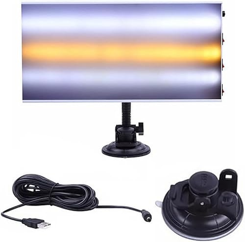 Réflecteur De Creux avec Lumière LED, Lampe De Projecteur De Bosses, Détecteur De Bosses, Outils De Réparation De Carrosserie, Débosseleur, Panneau Lumineux De Reconnaissance De Dents, Feux