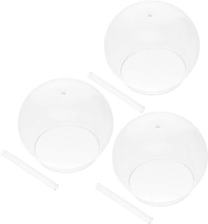 BESTonZON 6 Pezzi Campanelli Eolici Giapponesi Trasparenti in Vetro con Copertura Kit da Te per Adulti Decorazione da e Casa Pendente per Pittura DIY