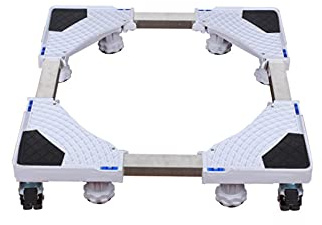 YCNLYSSR Furniture Movable Base Movable Washing Machine Stand Adjustable Base Length/Width 47-70cm Dryer And Refrigerator Trolley Air Condi (One Color 4 Wheels