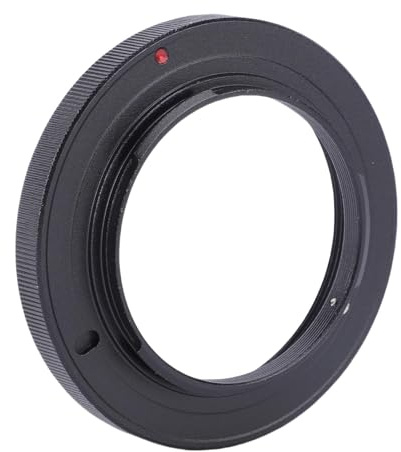 Diyeeni Adattatore per Obiettivo M42-M4/3, Compatibile con Obiettivo con Attacco a Vite M42 42 Mm su Micro 4/3 (M4/3) per Fotocamere Mirrorless, Lega di Alluminio