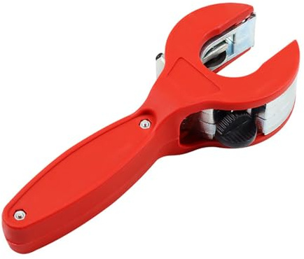 Tagliatubi a cricchetto Tagliatubi portatile in metallo per impianti idraulici Manutenzione HVAC di automobili Rosso