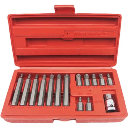 15Pcs Ratchets Wrench Socket Set 1 / 2inch  Drive Screwdriver Bit Repair Hand Tool with Carrying Case Socket Ratchets Wrench Set