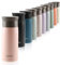 eppikan eppiToGo Edelstahl Thermobecher- Isolierbecher, Kaffee-to-go Becher, 350 ml, 500 ml Travel Mug, Autobecher, auslaufsicher mit hygienischer 360°-Trinköffnung (Powder Pink, 350 ml)