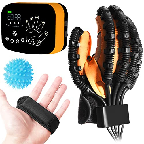 EMFOCU Rehabilitation Handschuhe Für Schlaganfall, Rehabilitation Roboter Handschuhe Für Finger Rehabilitation.(Right Hand-M)