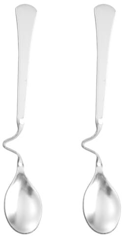 XKSOCT 2 Stück Honiglöffel, Edelstahl Langer Griff, Hängender Marmelade Löffel, Rührlöffel für Sirup, Joghurt, Melasse