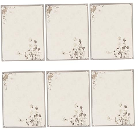Operitacx 40pcs Vintage Writing Paper Chinese Style Letter Paper Retro Stationery Smooth Writing for Home Office School