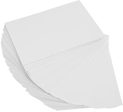 STOBOK 100 Blatt Fotopapier Deckenpapier Mit Hellem Schatten Diy Foto Versorgung Drucken Von Fotolieferungen Diy-foto Hochglanzpapier Zubehör Drucker Büro Weiß
