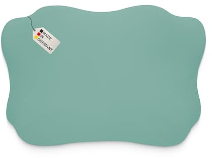 Dukal | Bezug passend für Glückstoff (Ergo) Orthopädisches Kissen | Zibroges Nackenkissen | DONAMA Memory Foam Kissen | 100% Baumwolle | Farbe: Jade