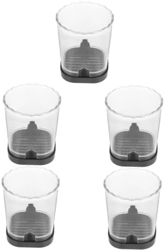 ABOOFAN 5St Schneidemaschine Traubenschneider Fruchtschneider Erdbeerschneider-Becher Bananenschneider erdbeeren Multifunktionaler Obstschneider praktischer Allesschneider Rostfreier Stahl