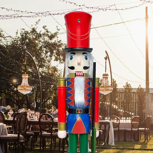CDL 48 Holiday Nutcracker Soldier Christmas Decor Nutcracker Figure K45, Red