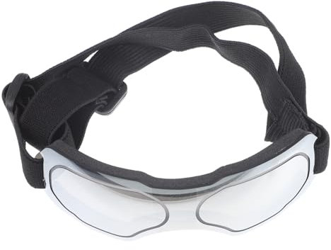COSMEVIVI Hundebrille Verstellbar Mit Uv Schutz Aus Leichtem Material Winddicht Für Kleine Hunde Outdoor Schutzbrille Und Haustier Accessoire