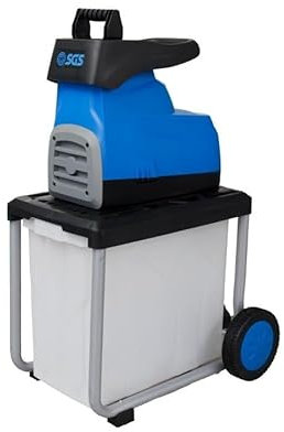 SGS Garden Impact Shredder, 60L Collection Box, Corded Electric 2800W Make Mulch