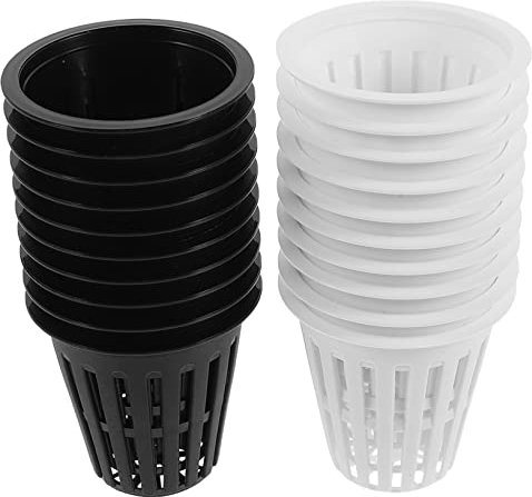 Supvox Netzbecher Hydrokultur-blumentöpfe 20 Stück Netz-pflanzbecher Gartennetz-töpfe Für Wasserpflanzen