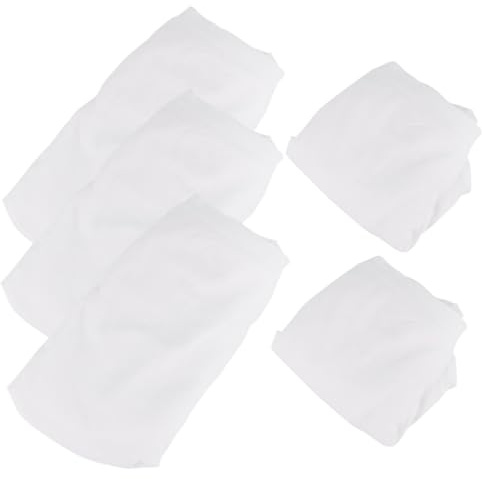 SUPVOX 5 Pièces Filtre Piscine Skimmer Socks Maille Réutilisables Protègent Pompe et Filtre Lot de Accessoires pour Panier de Skimmer