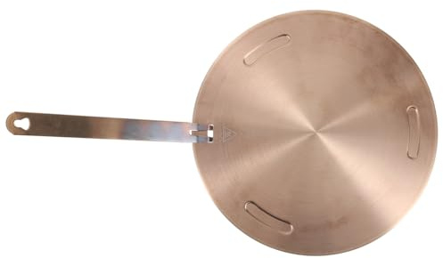 POPETPOP Diffuseur De Chaleur Plaque Adaptation Acier Inoxydable Pour Cuisinière à Gaz Et Induction Avec Poignée Pour Ustensiles De Cuisine