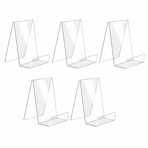 Présentoir de livres en acrylique pour la maison et le bureau pour présenter des livres et plus encore