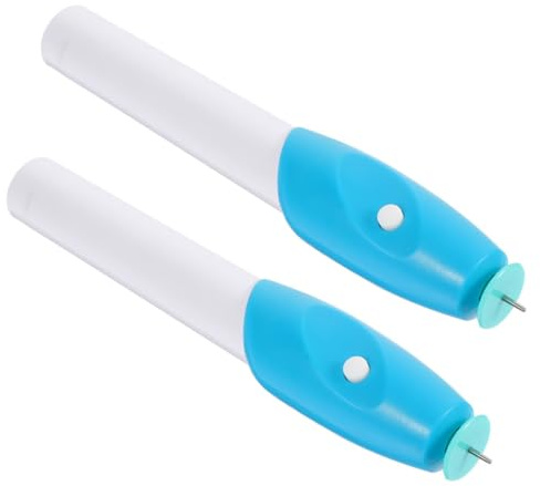 Toyvian Lot de 2 Stylos à Quilling Électriques Professionnels Outil de Bricolage pour Rouleau à Papier Stylo à Friser Léger et Compact pour Loisirs Créatifs et Décoration DIY