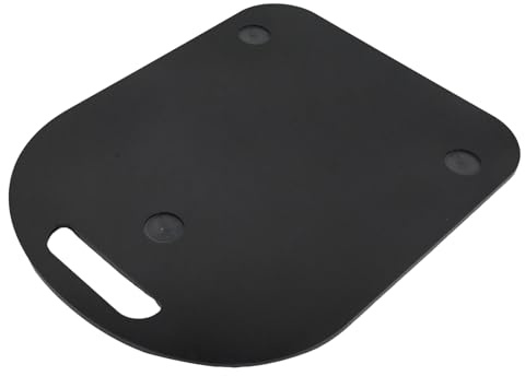 Ollanoos Black Acrylic Slider Board Replacement for Thermomix TM6/TM5, Easy Move Sliding Tray with Wheels, Kitchen Accessory for Food Processors