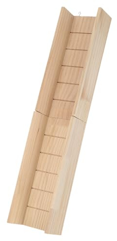 COOPHYA Ramp för marsvinbur: Dekorativ rutschkana för små husdjur - 60 cm hopfällbar träklätterplattform för råttor Ramp för burdekor och aktivitetscenter
