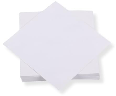 50 St. Deluxe Papier CD/DVD/Blu-ray Hüllen mit Klappe ohne Fenster 90 gr. Papier 125x125 mm