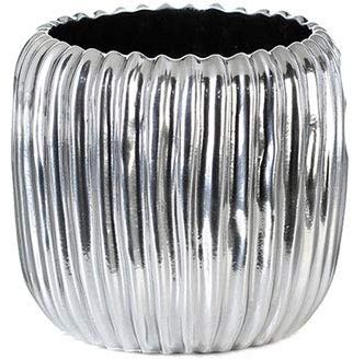 Casablanca Übertopf Mechanic silberfarbenD.20cm