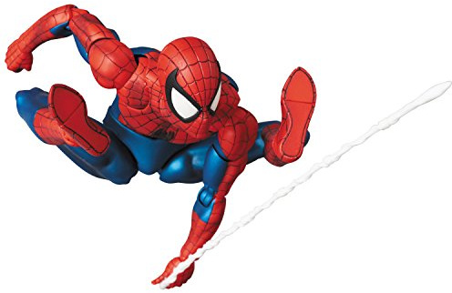Mafex Spiderman (Ver. Cómic) Figura de Acción de Spiderman Asombroso No.075