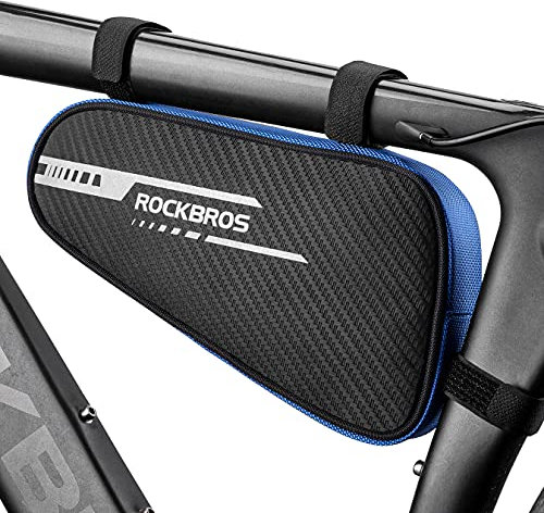 ROCKBROS Rahmentasche Dreieckstasche 1,2L Fahrradtasche für MTB, Rennräder Wasserabweisende Werkzeugtasche