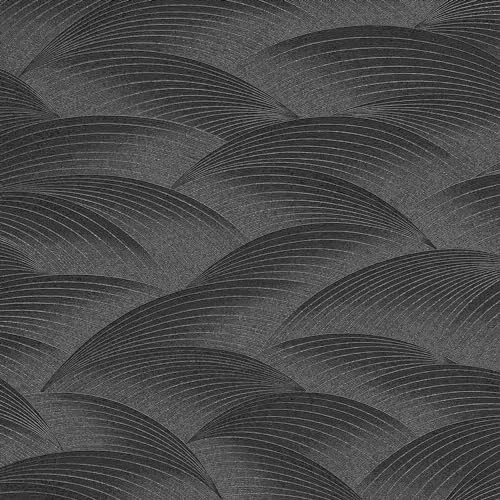 Erismann 10372-15 Fashion for Walls 4 Papier peint intissé Motif 0,53 x 10,05 m Noir Rouleau Tapisserie Salon Couloir Bureau Cuisine