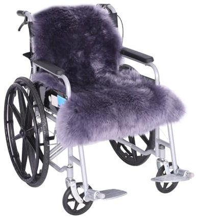 Lammfell Sitzkissen Stuhlauflage Lammfell Sitzfell Fellkissen Lammfell Kissen Fellauflage Sitzpolster Echtem Lammfell Stuhlkissen Sitzauflage Fell Sitzkissen Für Stühle Rollstuhlauflage Katzenbett(2)