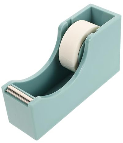 NUOBESTY 1ensemble Distributeur De Ruban Adhésif De Bureau Premium Avec Coupe Non-skid Outil De Découpe De Ruban Support De Dérouleur De Tape Compact Et Élégant Pour Bureau Aléatoires