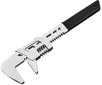 szaluyk Chiave inglese F, chiave sanitaria, acciaio al carbonio, strumenti professionali, utensili tascabili, chiave multiuso, chiave a forchetta, ampia apertura, strumento per lavori in legno