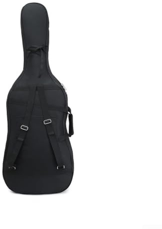 Funda acolchada resistente al agua diseñada para un transporte seguro de tu violonchelo de 14 tamaños, incluye correa de transporte