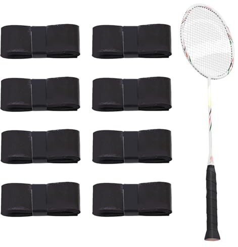 YIIWONI 8 rutschfeste Bänder für Badminton- und Squashschläger, Tennisgriff, Ersatzgriff für Tennisschläger, Badmintonschläger, Squash