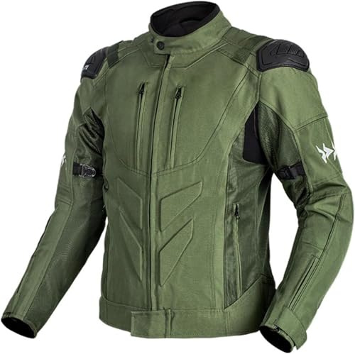 Giacca Da Motociclista Con Imbottitura Certificata CE,Giacca Da Motocross Antivento,Tute Protettive Da Turismo Per Uomini E Donne,Abbigliamento Protettivo Traspirante Per Moto,Regolabile B,3XL
