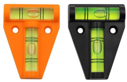 Niveau Camping-Car – Niveau à Bulle en Forme de T Compact | Accessoires d'aide au nivellement précis | Nivau à Bulle pour trépieds, moniteurs d'ordinateur, Machines d'usine, Meubles, Bureaux, caméras