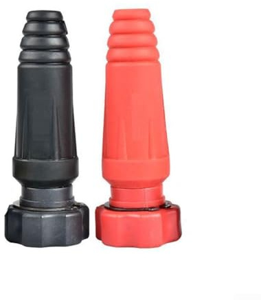 Connettore rapido in stile tailandese DKJ10-25 per saldatrice TIG, raccordo maschio 200A con filettatura M14x1,5, cavo 10-25mm², rosso e nero, 1 paio