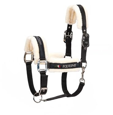 Equiline Tom Halfter MIT LAMMFELL schwarz FS 2019