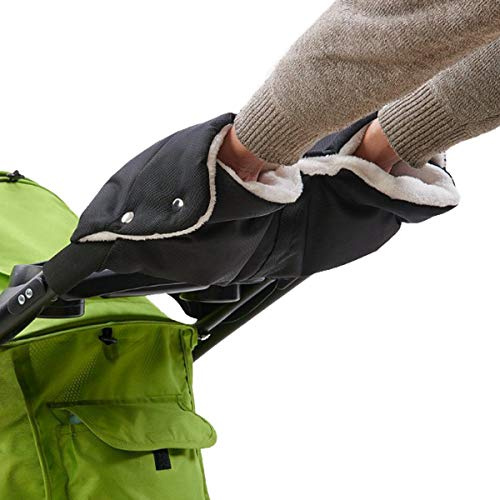 Winter Stroller Hand Muff Pushchair Gloves,Baby Pushchair Pram Fleece Mummy Mitts, Extra Thick Waterproof Anti-Freeze Baby Infant Toddler Carriage Winter Warmer Hand Gloves by Simoda