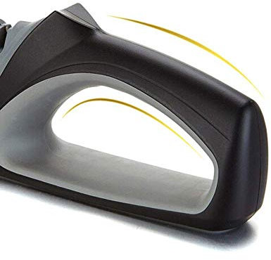 XINGYU Knife Sharpener, Household Fast Knife Sharpener, Multi-function Kitchen Knife Fast Grinding Tool, Easy To Use, Safe And Environmentally Friendly Design F (gray) (Color : Gray)