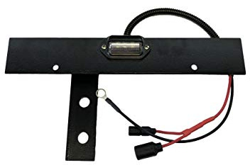 Black Dog Customs Heavy Duty Illuminated License Plate Holder Compatible only with HMMWV/Humvee Airlift Bumper