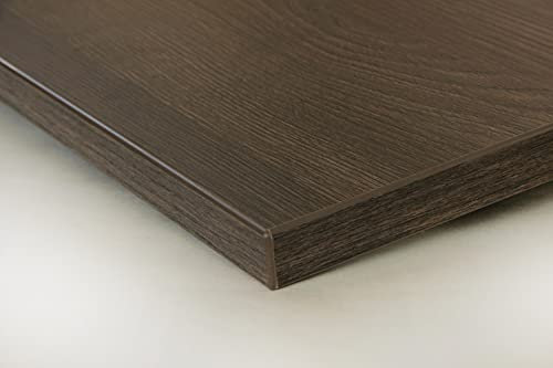 Holzgrusskarten.at Schreibtischplatte nach Maß - Noce Eiche - 25 mm Stärke, individueller Zuschnitt, DIY-Schreibtisch aus Holz, Tischplatte, Arbeitsplatte, Werkbankplatte
