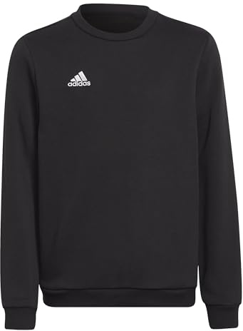 adidas Mixte enfant Entrada 22 Sweat Top, Black, 13-14 Years
