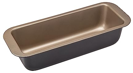 Galicja Plaque de cuisson anti-adhésive Felicia - Petite plaque de cuisson - Bord haut - Plaque de cuisson pour gâteau - Plaque de cuisson profonde pour four - Noir 26 x 9,5 x 7 cm