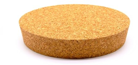 AlcoFermBrew Large Cork Lid 170/160mm - h: 30mm - Tapered Cork Stopper, Cork Bung, Natural Cork, Lid for Jar, Jar Cover